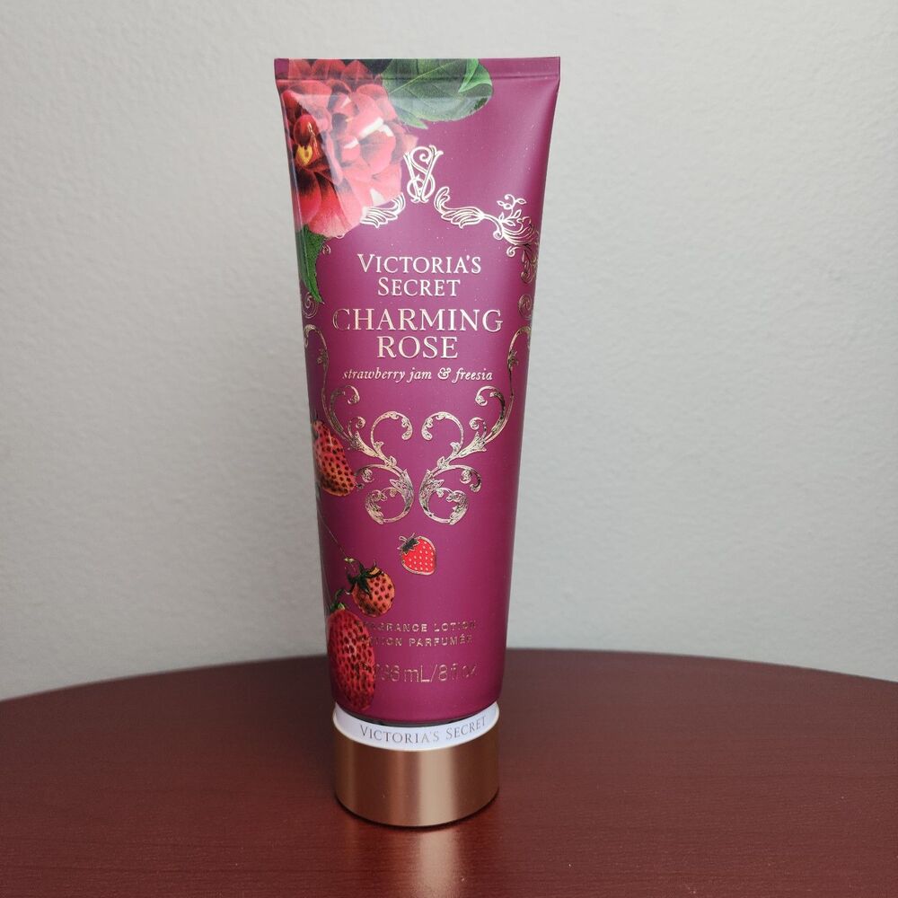 Victoria's Secret Charming Rose Strawberry Jam & Freesia Lotion